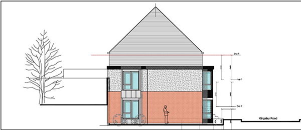 Lot: 69 - LAND WITH PLANNING FOR TWO FLATS -
